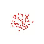 Piros fa szív 2cm 50db/csomag