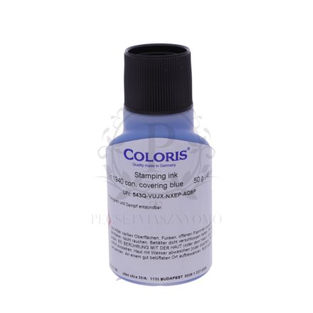 Kimoshatatlan bélyegzőfesték - Kék - 50 ml