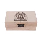 2x4 cm-es egyedi gumibélyegző készítése fa nyéllel - téglalap alakú
