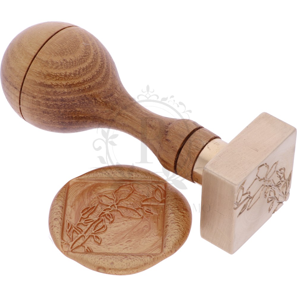   Négyzet alakú egyedi pecsétviasznyomó készítése - 20x20 mm