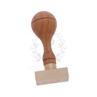 40x20 mm-es négyzet egyedi pecsétviasznyomó készítése (nagy méretű)