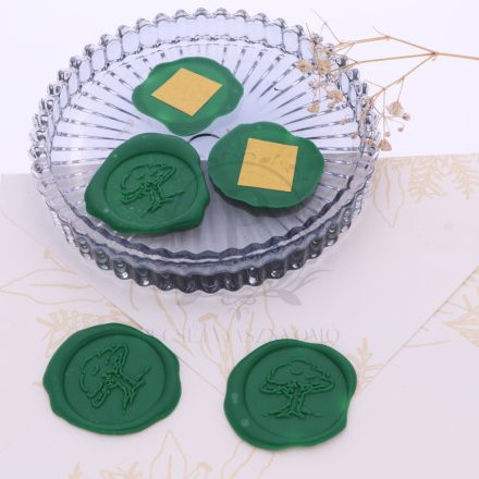 Fa mintás viasznyomat készítése 26mm méretben