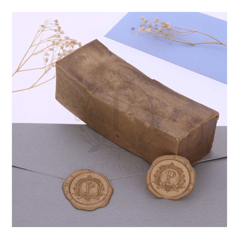 Bronz arany színű viasztömb - 100g