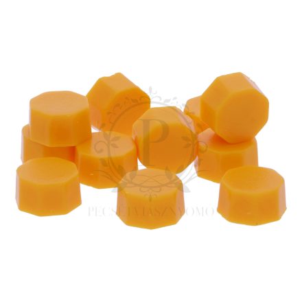Pecsétviasz gyöngyök Narancssárga színben  – 45 db / csomag