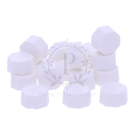 Pecsétviasz gyöngyök Fehér színben  – 230 db / csomag