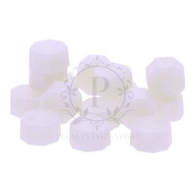   Pecsétviasz gyöngyök Gyöngy fehér színben  – 45 db / csomag