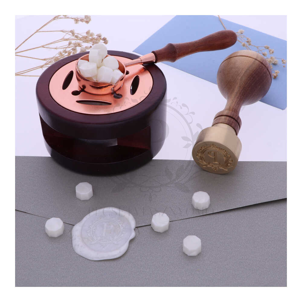   Pecsétviasz gyöngyök Gyöngy fehér színben  – 45 db / csomag