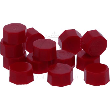 Pecsétviasz gyöngyök Piros színben  – 45 db / csomag