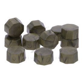   Pecsétviasz gyöngyök ZÖLD ARANY színben  – 45 db / csomag