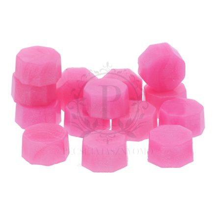 Pecsétviasz gyöngyök Pink színben  – 45 db / csomag