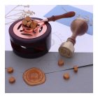 Pecsétviasz gyöngyök Borostyán arany színben  – 230 db / csomag