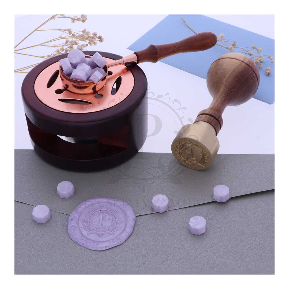   Pecsétviasz gyöngyök Pasztel lila színben  – 45 db / csomag