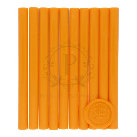 Narancssárga színű 11mm-es – pecsétviasz rúd /db