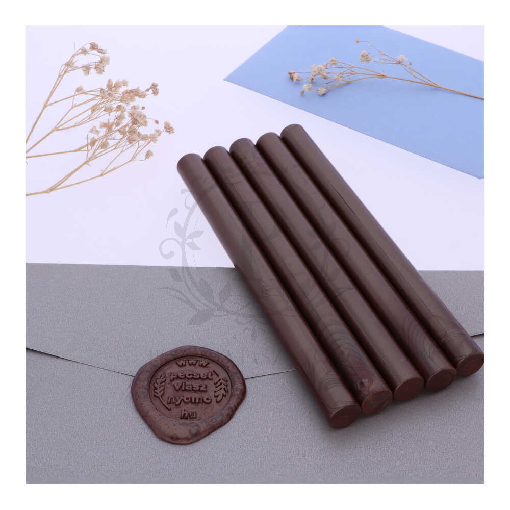 Csokoládé barna színű 11mm-es – pecsétviasz rúd /db