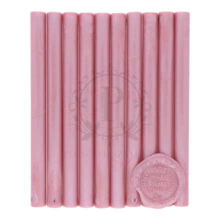 Gyöngyházfényű rózsaszín színű 11mm-es – pecsétviasz rúd 
