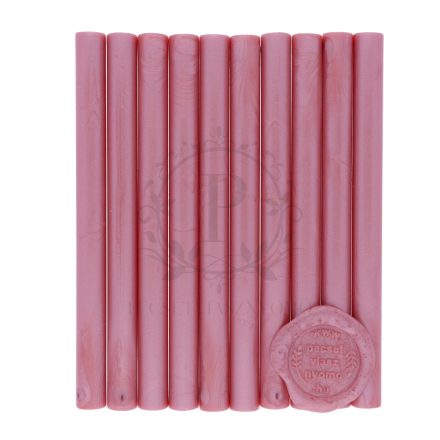 Gyöngyházfényű rózsaszín színű 11mm-es – pecsétviasz rúd /db