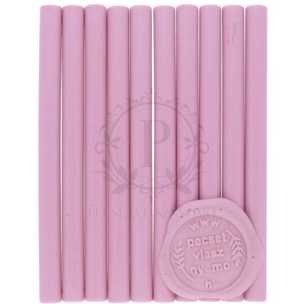 Rózsaszín színű 7mm-es – pecsétviasz rúd 10db / csomag