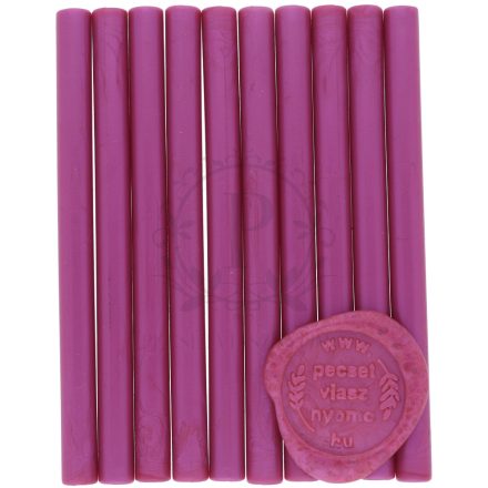 Pink színű 7mm-es – pecsétviasz rúd 10db / csomag