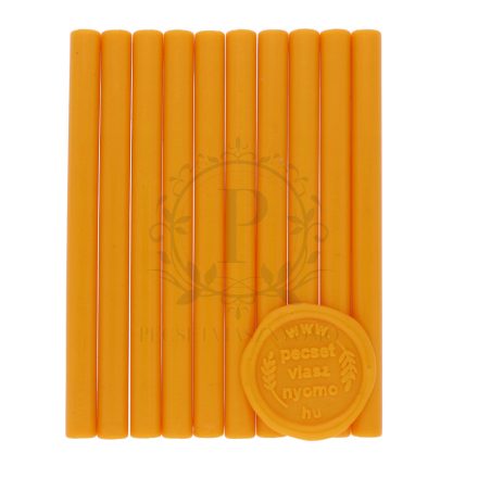 Narancssárga színű 7mm-es – pecsétviasz rúd 