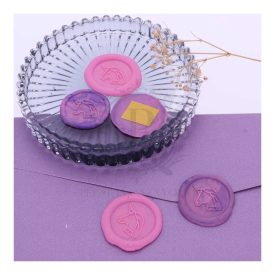 Unikornis mintás viasznyomat készítése 22mm méretben