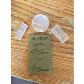 Egyedi akil bélyegző - szappan és kerámia nyomó