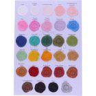 Egyedi mintás kész viasznyomat viaszgyöngyből 22mm méretben