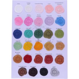   Egyedi mintás kész viasznyomat viaszgyöngyből 32mm méretben