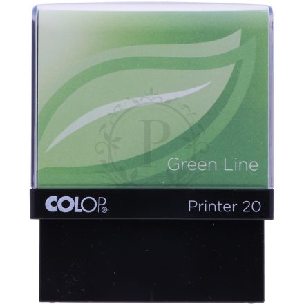 14 x 38 mm-es COLOP Pocket Stamp plus 20 Green Line - téglalap alakú
