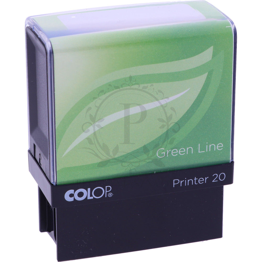   14 x 38 mm-es COLOP Pocket Stamp plus 20 Green Line - téglalap alakú