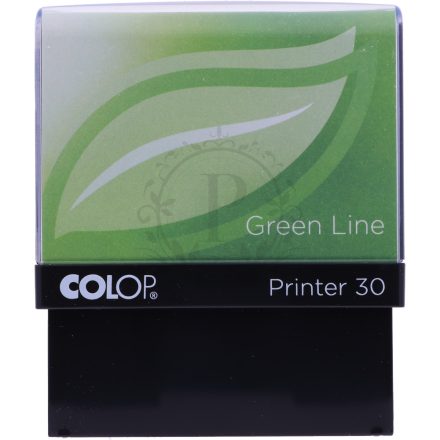 18 x 47 mm-es COLOP Pocket Stamp plus 30 Green Line - téglalap alakú