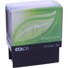 18 x 47 mm-es COLOP Pocket Stamp plus 30 Green Line - téglalap alakú