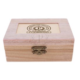 Fa díszdoboz bemélyített egyedi gravírozással - Kicsi