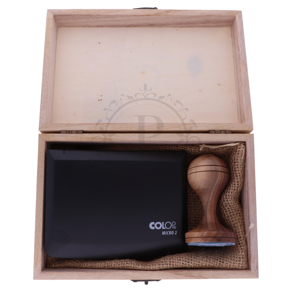 Fa díszdoboz egyedi gravírozással - nagy