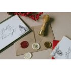 Hópehely mintás viasznyomat készítése viaszgyöngyből 26mm méretben