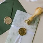 Kézpár mintás viasznyomat készítése 26mm méretben