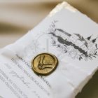 Kézpár mintás viasznyomat készítése 26mm méretben