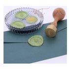 Levél mintás viasznyomat készítése 26mm méretben