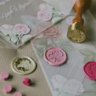 Madár mintás viasznyomat készítése 26mm méretben