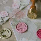 Madár mintás viasznyomat készítése 26mm méretben