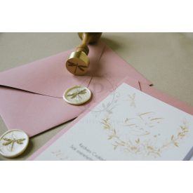 Szitakötő mintás 26 mm-es viasznyomó