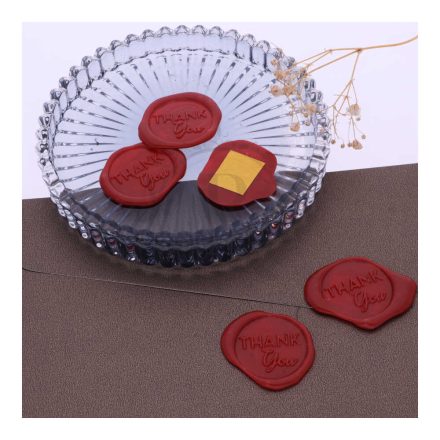 Thank you (2) mintás viasznyomat készítése 22mm méretben