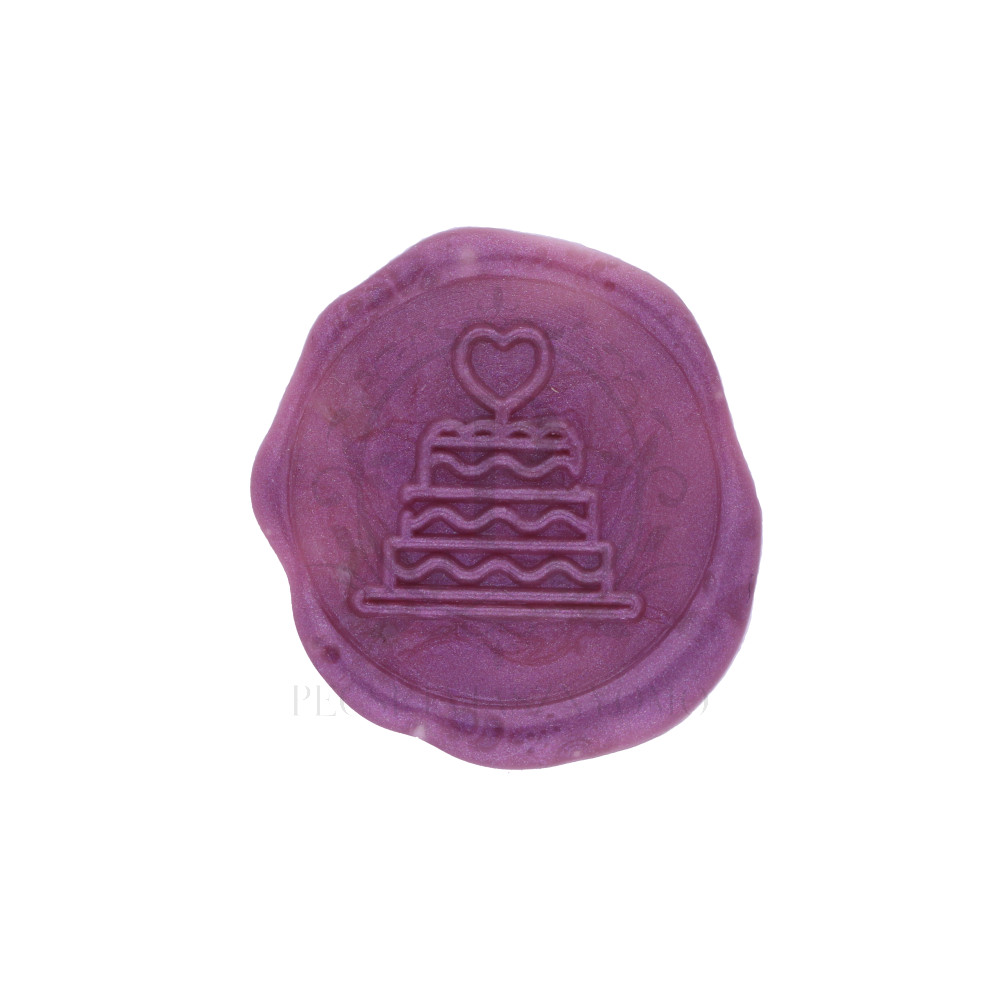 Torta mintás viasznyomat készítése 22mm méretben