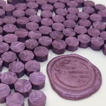 Pecsétviasz gyöngyök HAGYMA lila színben  – 230 db / csomag
