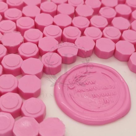 Pecsétviasz gyöngyök HERCEGNŐ rózsaszín színben  – 230 db / csomag