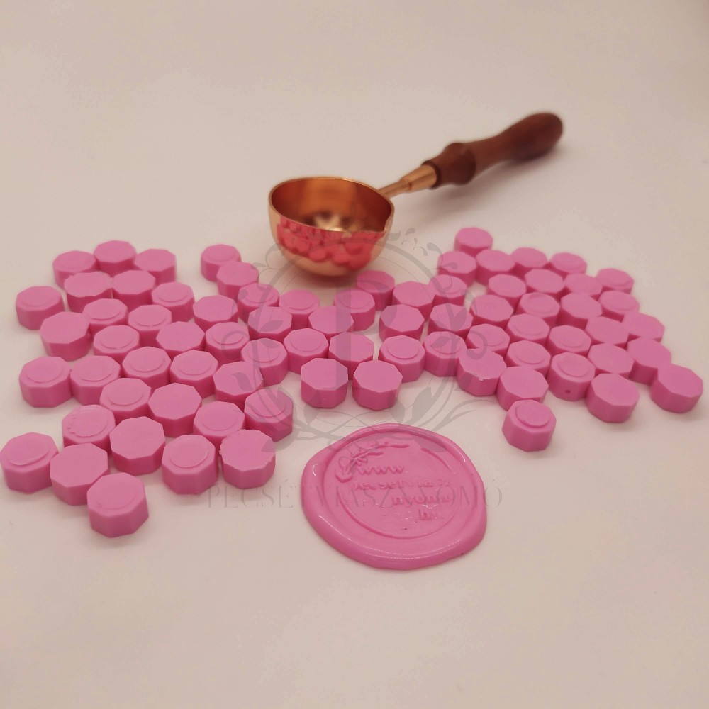   Pecsétviasz gyöngyök HERCEGNŐ rózsaszín színben  – 230 db / csomag