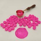 Pecsétviasz gyöngyök MAGENTA színben  – 230 db / csomag