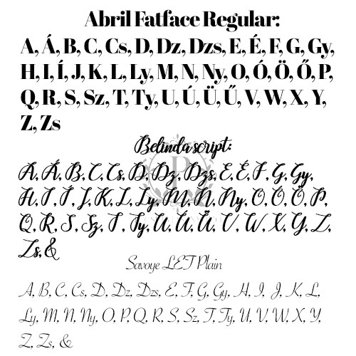 A Ti monogramotok, választható betűtípussal, LEVÉL mintával - Esküvői pecsétviasznyomó