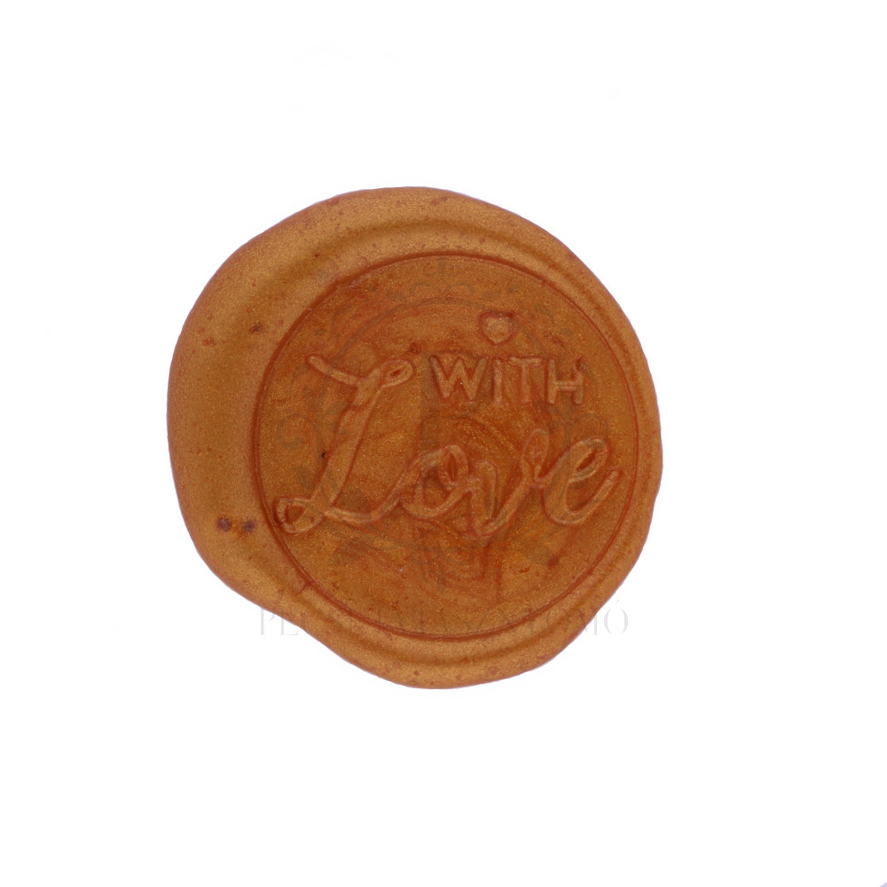 with Love mintás viasznyomat készítése 22mm méretben