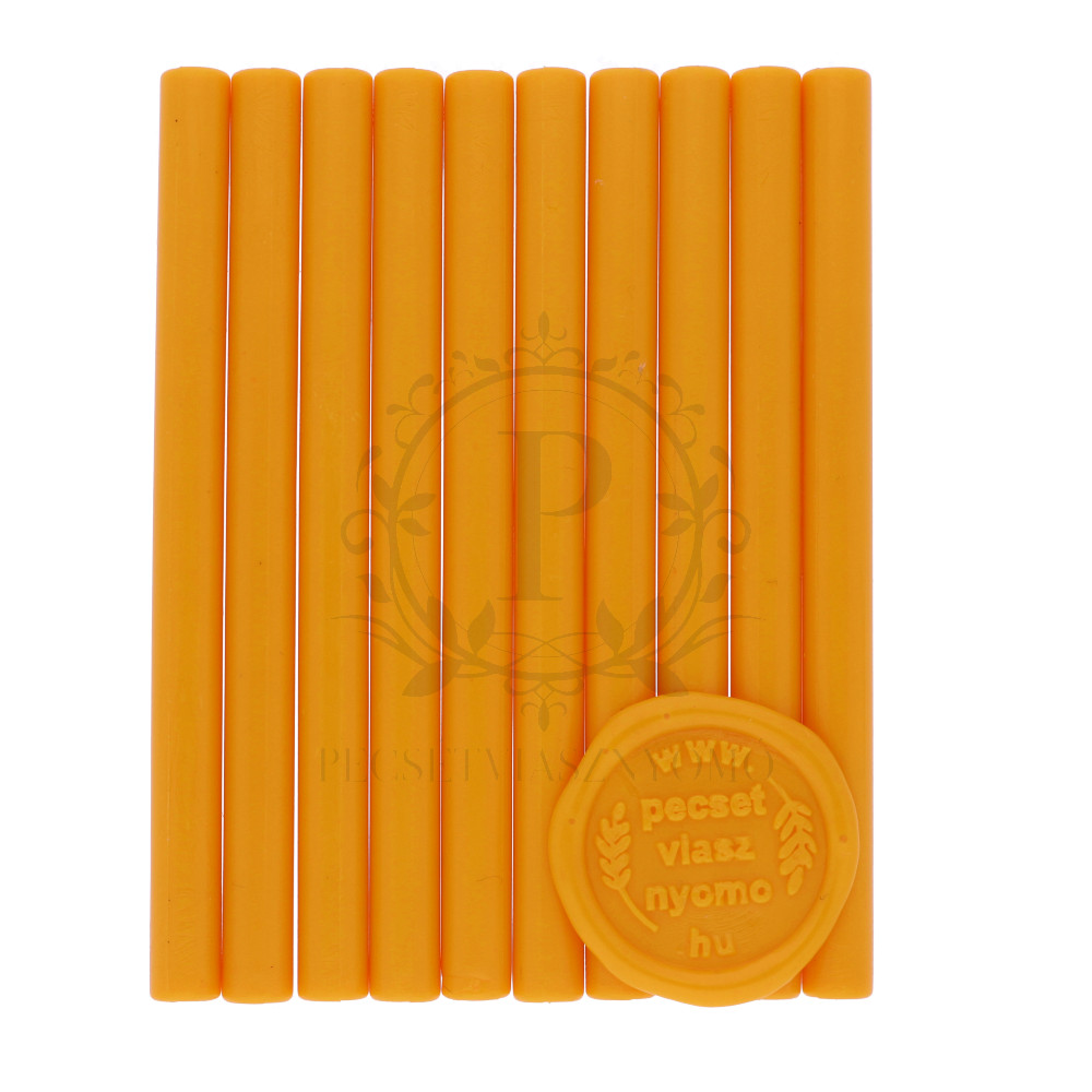 Narancssárga színű 7mm-es – pecsétviasz rúd / db